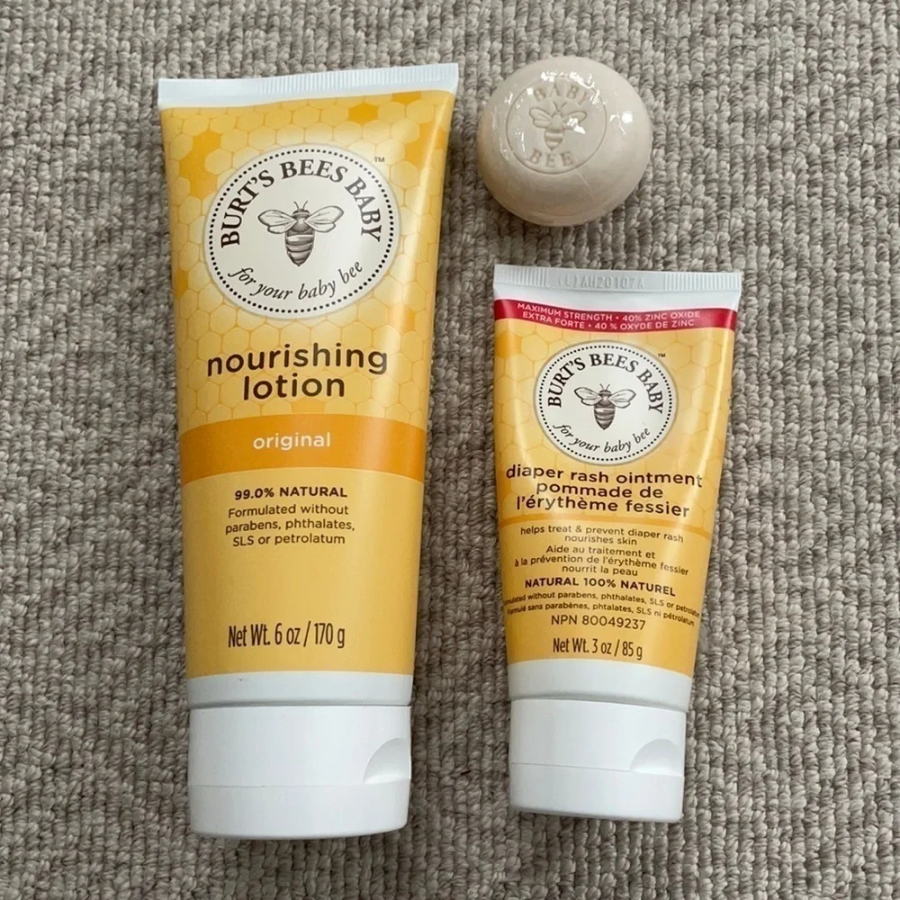 New Burt’s Bee Baby skin products bundle